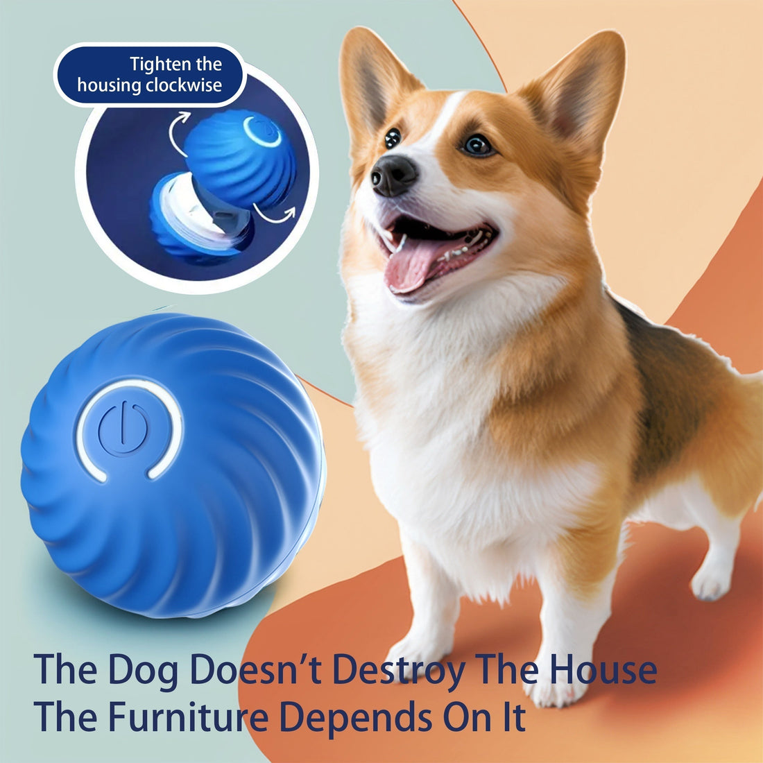 Self-Moving Pet Toy Ball