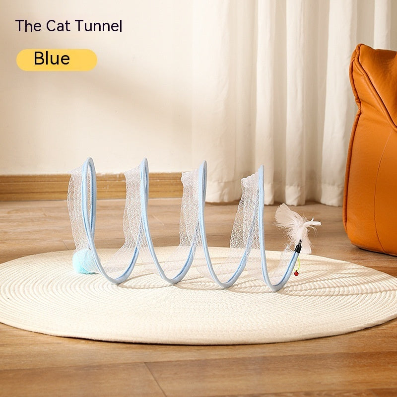 Foldable Cat Play Tunnel